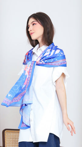 Blue Long Scarf Singapore