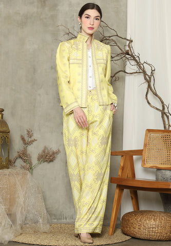 Yellow Sumba Jacket Set