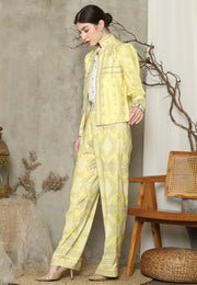 Yellow Sumba Jacket Set