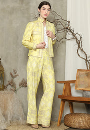 Yellow Sumba Jacket Set