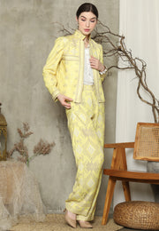 Yellow Sumba Jacket Set