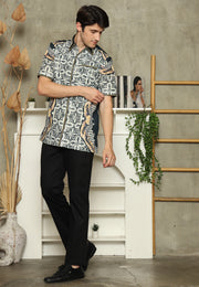 BW Abstract Batik Exclusive Man Shirt
