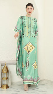 Green Tribe Short Kaftan