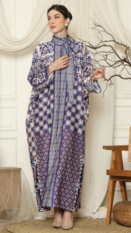 Blue Flower HC Long Kaftan