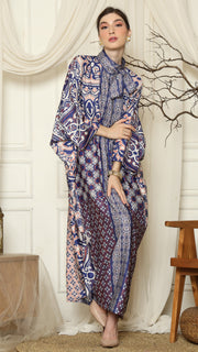 Blue Flower HC Long Kaftan