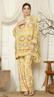 Yellow Ikat Gold HC Pants Set