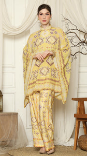 Yellow Ikat Gold HC Pants Set