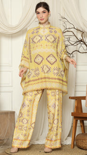 Yellow Ikat Gold HC Pants Set