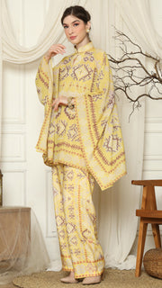 Yellow Ikat Gold HC Pants Set