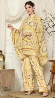 Yellow Ikat Gold HC Pants Set