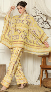 Yellow Ikat Gold HC Pants Set