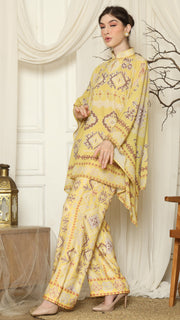 Yellow Ikat Gold HC Pants Set