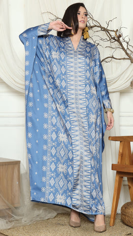 Saphire Sumba Ikat Long Kebaya Kaftan