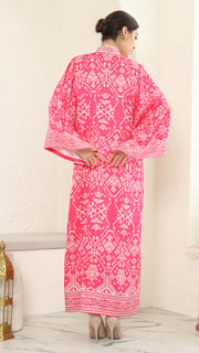 Pink Songket Long Dress