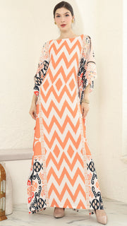 Coral Short Sleeve Kaftan