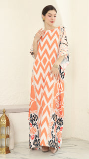 Coral Short Sleeve Kaftan