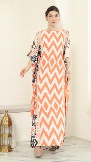 Coral Short Sleeve Kaftan