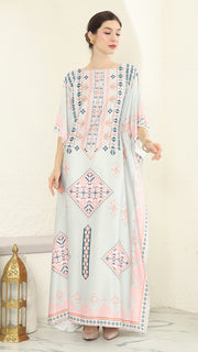 Pink Tribe Short Kaftan