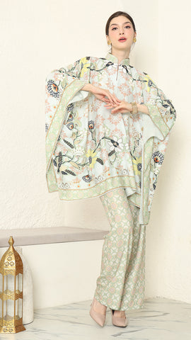 Green Flower HC Pant Set