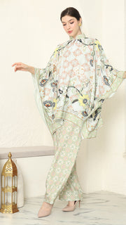 Green Flower HC Pant Set