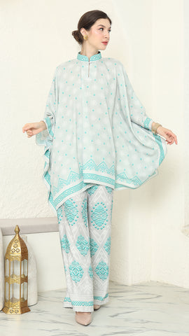 Sea Salt Songket Pants Set