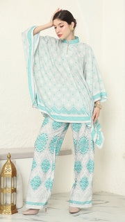 Sea Salt Songket Pants Set