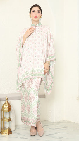 Baby Pink Songket Sarong Set