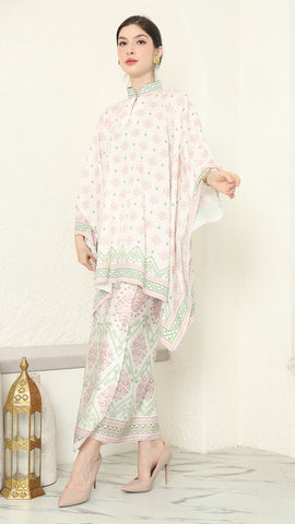 Baby Pink Songket Sarong Set