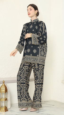 Black Gold Bali Pants Set