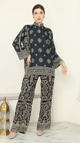 Black Gold Bali Pants Set