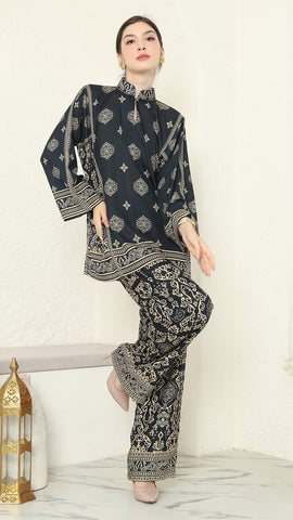 Black Gold Bali Pants Set