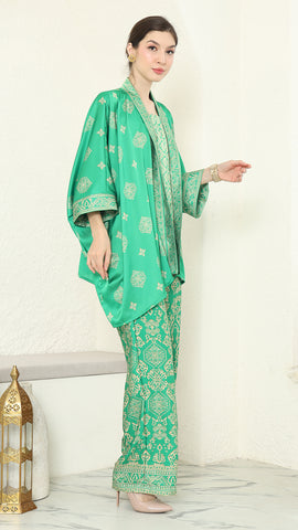 Green Gold Kutubaru Bali Pants Set