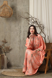 Coral Ikat HC Belt Kaftan