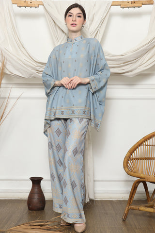 Light Blue Ikat HC Pants Set