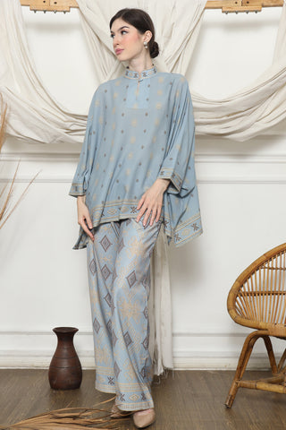 Light Blue Ikat HC Pants Set