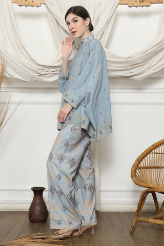 Light Blue Ikat HC Pants Set