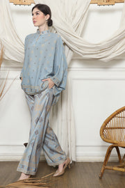 Light Blue Ikat HC Pants Set