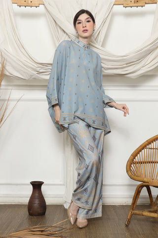 Light Blue Ikat HC Pants Set