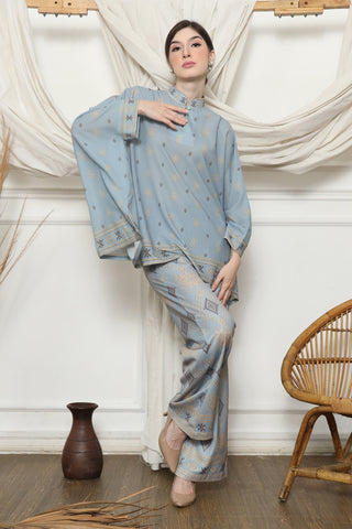 Light Blue Ikat HC Pants Set