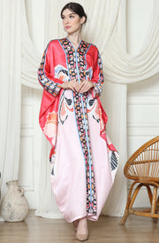 Pink Orchid Long Sleeve Kaftan