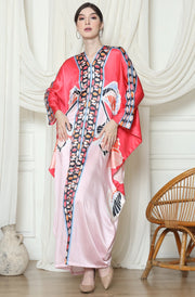 Pink Orchid Long Sleeve Kaftan