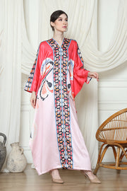 Pink Orchid Long Sleeve Kaftan