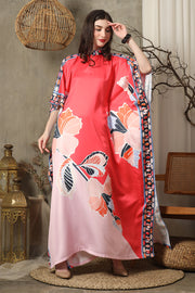 Pink Orchid Short Sleeve Kaftan