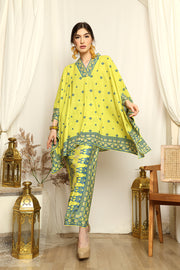 Yellow Songket V-neck Sarong Set